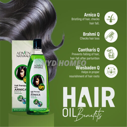 FOLLI THERAPY WITH ARNICA,BRAHMI & WIESBADEN MEDICATED OIL