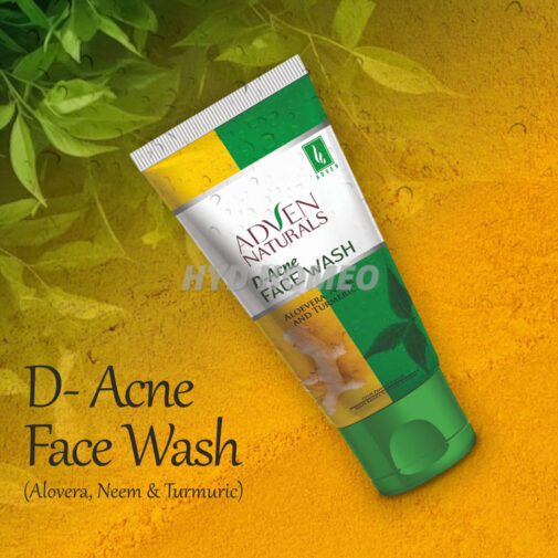 D-ACNE FACE WASH WITH ALOEVERA, NEEM & TURMERIC