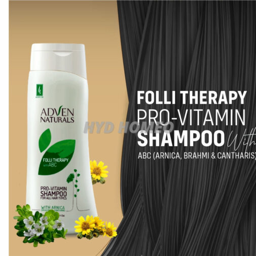 FOLLI THERAPY PRO-VITAMIN SHAMPOO WITH ABC (ARNICA, BRAHMI & CANTHARIS)