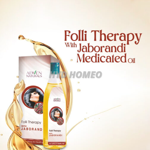 FOLLI THERAPY WITH JABORANDI MEDICATED OIL