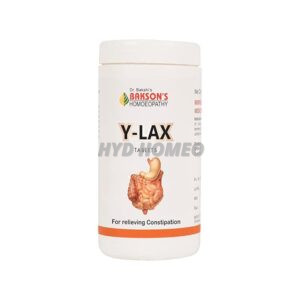 Dr. Bakshi's BAKSON'S HOMOEOPATHY Y-LAX TABLETS | Tones Up The Intestines | Regulates Bowel Habits and Relieves Constipation | 200 Tablets